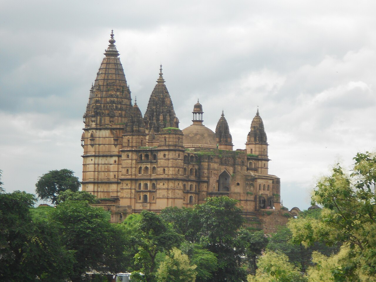 Chaturbhuj temple, Orchha, Madhya Pradesh, India.